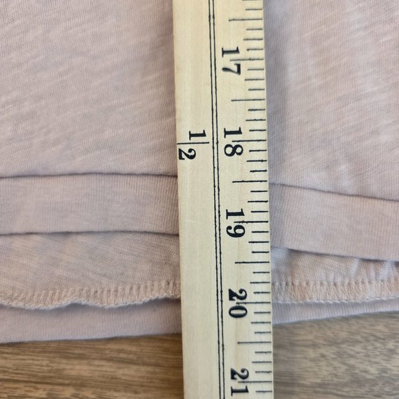 Body Women's Muscle Cropped Tee Oyster Pink Sleeveless Crew Neck  XL - Picture 10 of 11